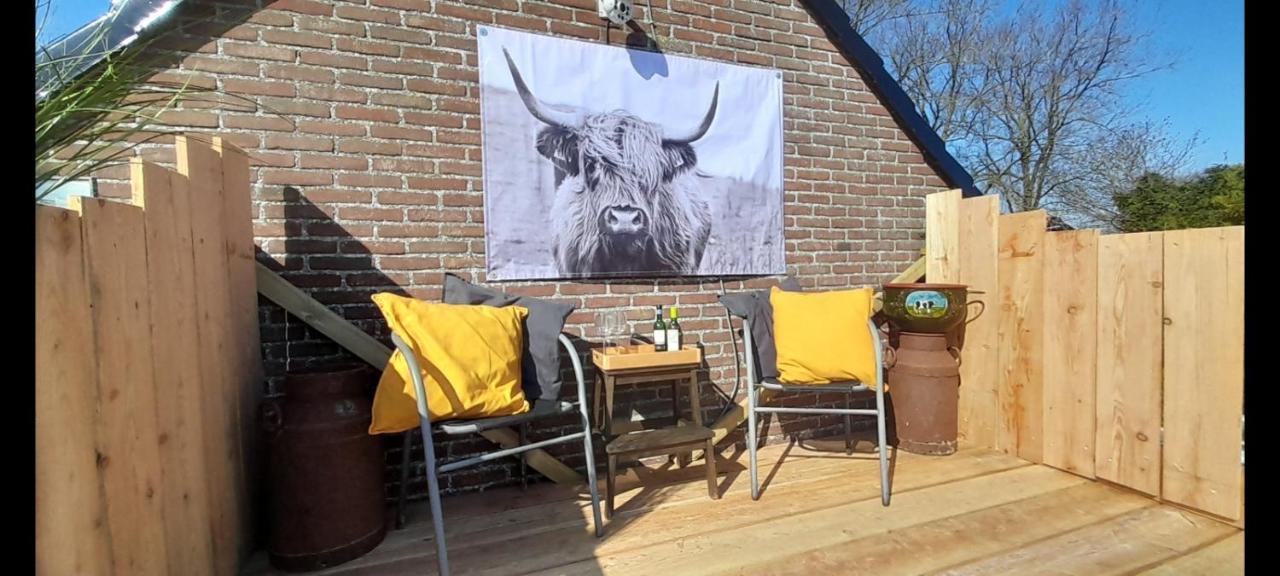 Hotel De Huifkar, Trekkershut Bij Sneek Hommerts Zewnętrze zdjęcie